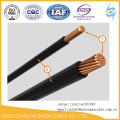 Cabo de cor THW preto fio de cobre 4/0 AWG